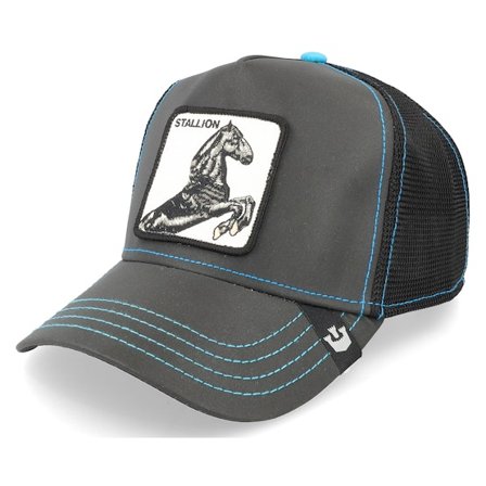 Goorin Bros. - Black trucker Czapka Z Daszkiem - Reflective Stallion Nights Black Trucker @ Hatstore