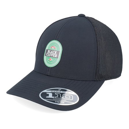 Black Clover - Svart trucker Keps - Lager Black Trucker @ Hatstore