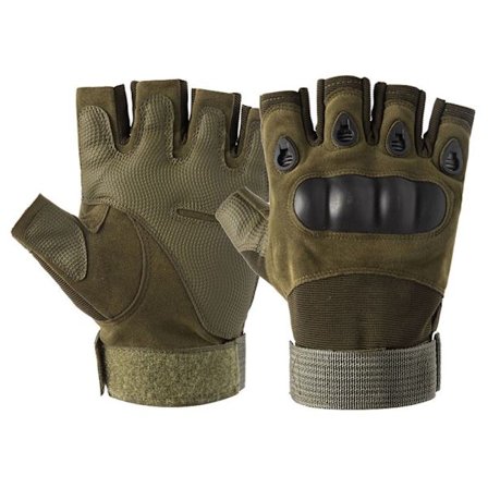Unisex halvfinger taktiska handskar Hard Knuckle Combat Jakt