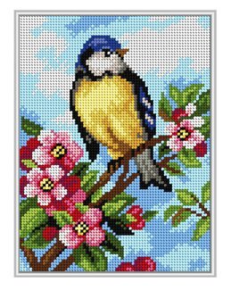 Broderipakke Bilde Fugl - Orchidea