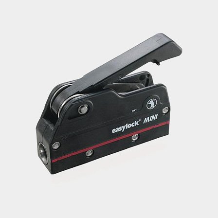 Rope Clutch Easylock Mini, single, for Ø6 - 10 mm line, black