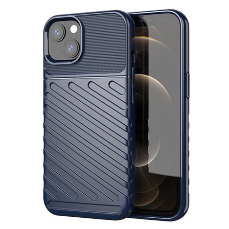 Thunder Case Joustava Kova Rugged Cover TPU Case for iPhone 13 mini sininen
