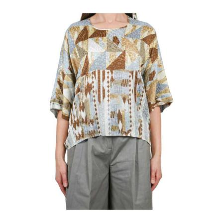 Manila Grace Shirt Grå, Dame Bluser