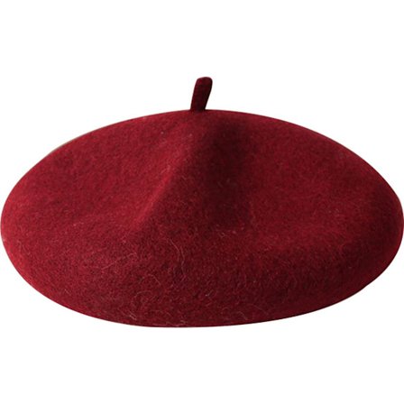 ING Dameberet - passer hodeomkrets 54-59 cm - med innvendig justerbar snor - rød