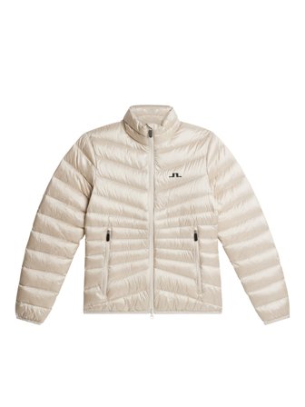J.Lindeberg - Lara Light Down Jacket - Grå - Kvinna - M