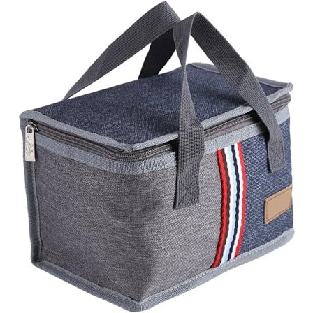 Isolerad lunchväska, bärbar kylväska för lunch, picknick, matförvaring, väska