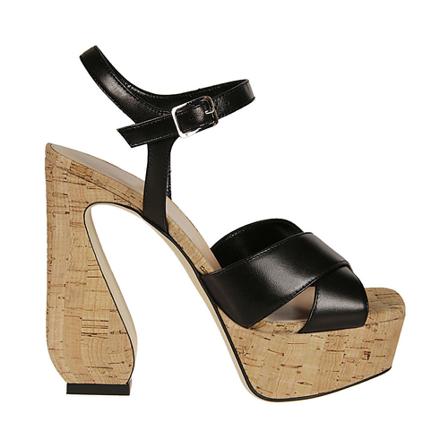 Sergio Rossi, Sandals Czarny, Kobieta, Rozmiar: 37 EU