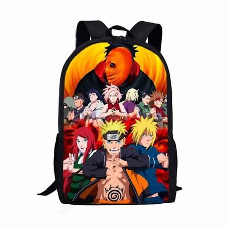 Naruto ryggsekk arttoon skulderveske Anime Student Skoleveske - Perfekt s C