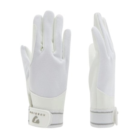 Aubrion Barn/Barn Mesh Ridhandskar 13-14 År Vit