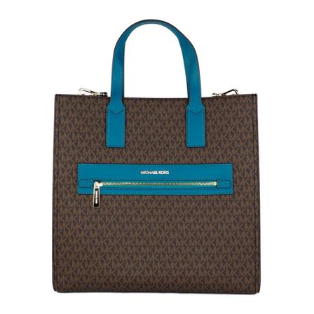 Michael Kors Kenly North South Tote Håndtaske Brun, Dame Håndtasker, Størrelse: ONE Size