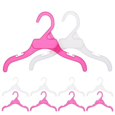 10 stk. Små kleshengere til dukker, kleshenger til kjæledyr, til hund, valp, kattunge