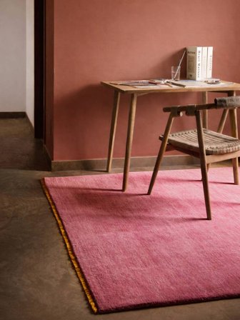 Moderna Pile 250X300 Groot Roze/Oranje Eén Kleur Vloerkleed