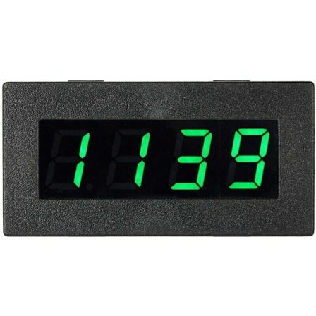 Høy presisjons digital turteller med 0,56 tommers grønn skjerm, hastighetsmålingsmodus, svart, grønn LED-skjerm