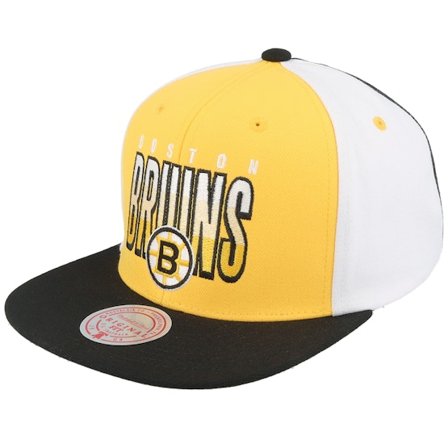 Mitchell & Ness - Amarillo snapback Gorra - Boston Bruins Billboard 2 Vintage Yellow/Black Snapback @ Hatstore