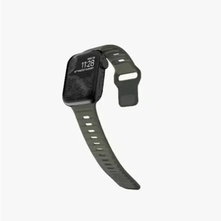 Silikonearmbånd Premium til Apple Watch 44/45/46/49mm - Mørkegrøn