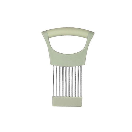 Løg Holder i Rustfrit Stål til Skæring, Løgskærer til Skæring og Opbevaring af Løg, Avocadoer, Æg og Andre Grøntsager