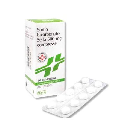 Sodio Bicarbonato Sella 50 Compresse 500mg