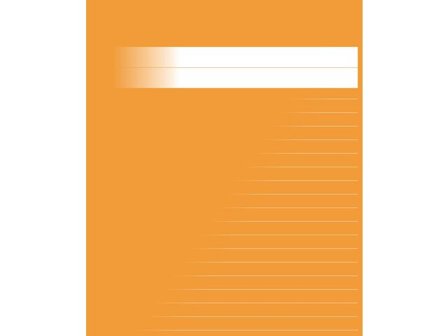 Skrivhäfte 17x21cm linj. 8,5mm orange - Lyreco - Skola och förskola - Förbrukning skola häften - Skrivhäften