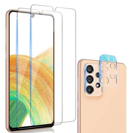 Sk rmskydd + Kameralinsskydd HD 0,3mm Galaxy A33 5G