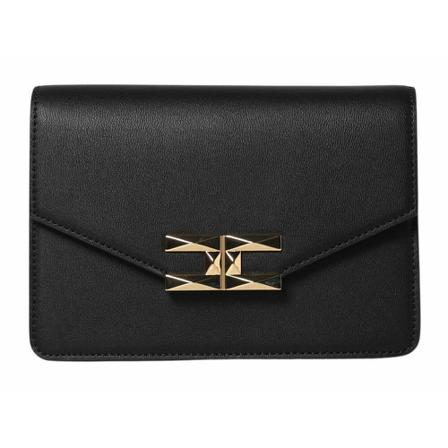 Elisabetta Franchi, Cross Body Bags Zwart, Dames, Maat:ONE Size