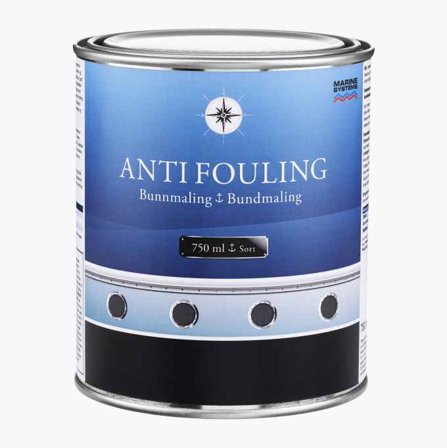 Biltema - Bunnstoff Kobberoksidbasert Svart, 0.75L - Forebygger Vekst på Fartøy Over 200kg, Tillatt for Norsk og Dansk Kyst