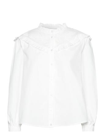 Louisa Shirt Langermet Skjorte Hvit Noella*Betinget Tilbud