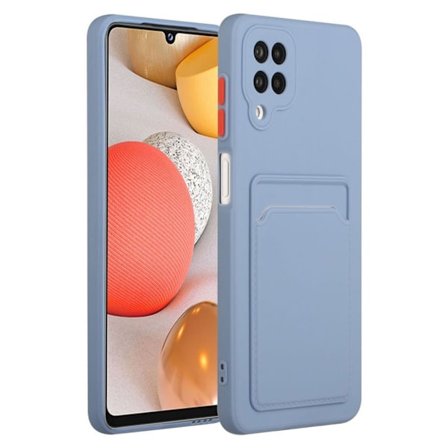 Card Holder Cover til Samsung Galaxy A12 5g - Blå