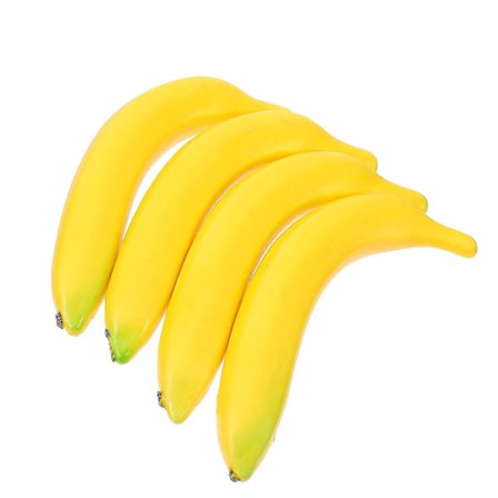 4 stk. husdekorasjoner naturtro banan håndverk levende bananfigur falsk banan