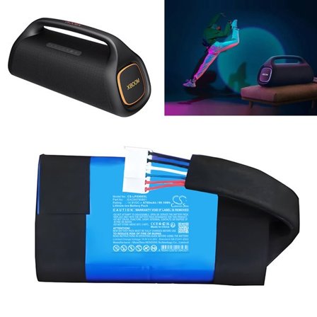 Batteri til højttaler til LG XBOOM Go XG9, XG9QBK.ABRALLB, XG9QBK.ABRALLK og andre.