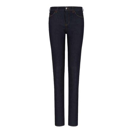 Emporio Armani, Slim-fit Jeans Blauw, Dames, Maat:W33