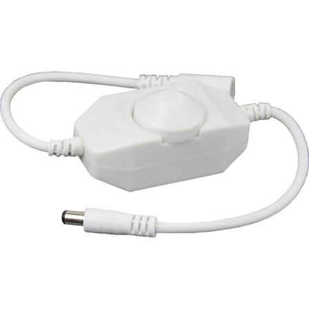 Ny 12V Manuell Dimmer Ljusstyrka Till för DC-adaptrar för LED Enfärgsljus S