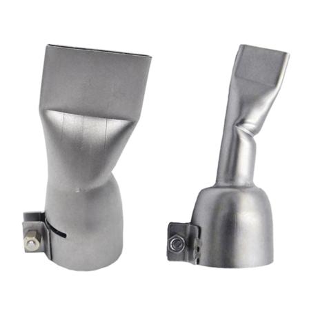 20 mm+40 mm platt svetsmunstycke för 1600 W plastsvetspistol Varmluftsblåsare Värme Plastsvetsare Tuyere Tillbehör