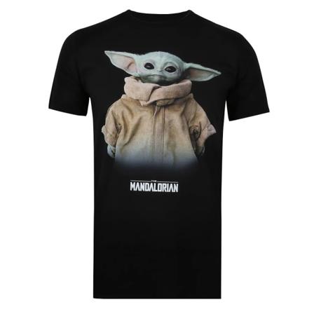Star Wars: The Mandalorian Mens The Child T-shirt I Bomull M Blac