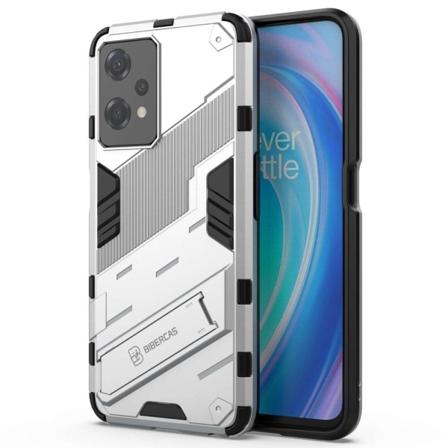 Stødsikkert hybridcover til OnePlus Nord CE 2 Lite 5G - Sølv/Grå Silver grey