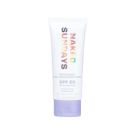 Naked Sundays SPF50 Antioxidant Body Sunscreen Creme 100 ml, Skincare, Solpleje, Solcreme