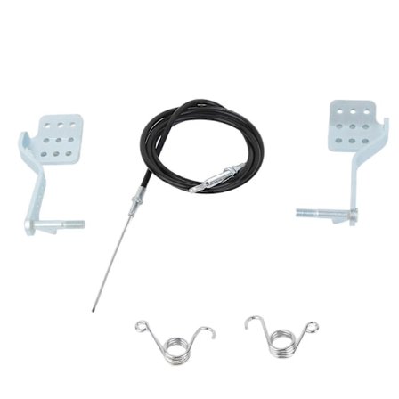 1 par Go Kart Pedalersett Brems- og Gasspedaler med 71 tommers Gasskabel for 196cc 6,5 hk Road Rocket Azusa Fun Kart