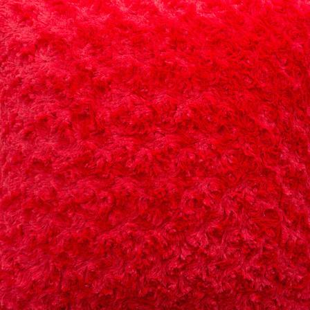 Mjukt case Örngott 45 * 45 cm Slipring Rose Plysch Örngott, Vardagsrum, Hotell Heminredning Bright red 45*45cm