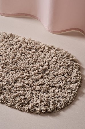 Jotex - Ovale Badematte Baumwolle Einfarbig JANE - Kaufen Badematten bei Jotex