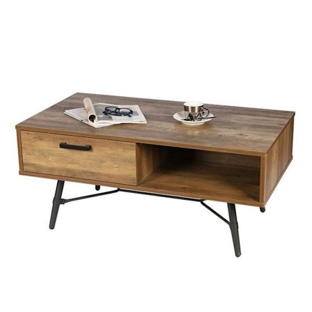 Soffbord 1 låda metallben Hampton