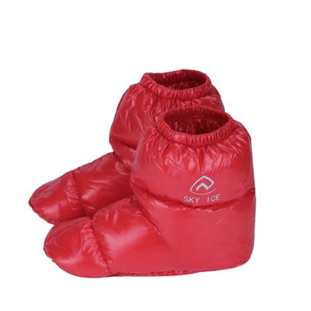 1 par andeduns støvlesokker klatreskoovertræk RØD M