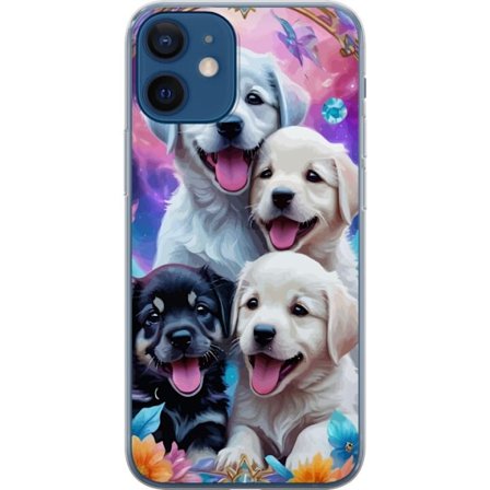 Kompatibel Mobilcover til Apple iPhone 12 mini Fyra valpar