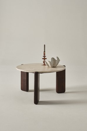 Jotex - Sofabord Diameter 76 Cm Travertin - TILOU - Kjøp Sofabord hos Jotex