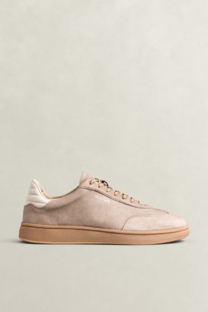GANT Herren Cuzmo Sneaker aus Veloursleder (44) Beige
