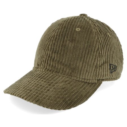 New Era - Groen unconstructed Cap - Corduroy 9FIFTY Rc Olive Dad Cap @ Hatstore
