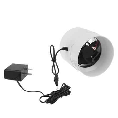 4-tommers avtrekksvifte Hjem Stille In-line Kanalvifte Industrivifte Baderom Kjøkken Ventilator for Baderom Kjøkken