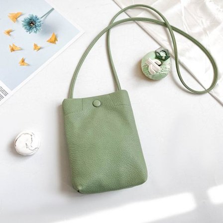 Läderhandväskor Axelväskor GRÖN - high quality