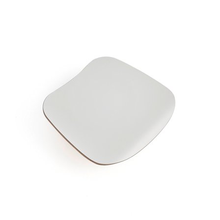 Sitz für Klassenzimmerstuhl YNGVE, Kufengestell, weiß, Größe 4-5