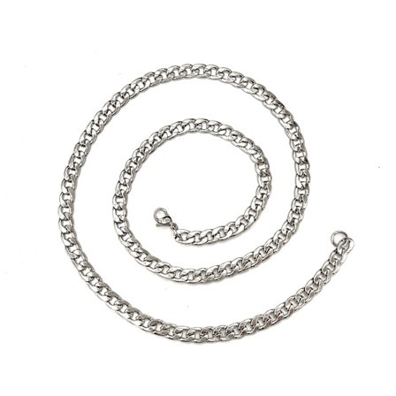 Pansarlänk halsband i Stål som håller färgen livet ut!