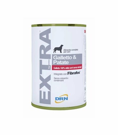 Drn Extra Galletto E Patate Cibo Umido Cani Adulti Barattolo 400g