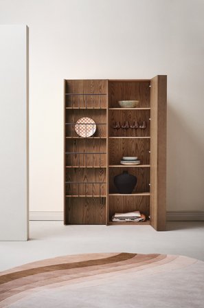 Jotex - Skap Valnøtt - LILJEMOLN - Kjøp Skap & Vitrineskap hos Jotex